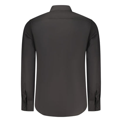 U.S. Grand Polo Black Cotton Mens Shirt