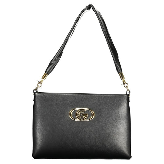 Shoulder Handbag by Gabriella G By Gabriella Gucci for women in polyurethane black features a signature silhouette, showcasing a secure zipper and signature internal-pockets with versatile shoulder-strap & adjustable-strap for a sophisticated look.