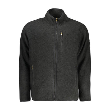 U.S. Grand Polo Black Polyester Men's Sweatshirt