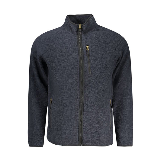 Sweatshirt by U.S. Grand Polo for men in sheep leather & plush polyester blue features an magnificent silhouette, showcasing a sophisticated and detail for a truly magnificent finish.