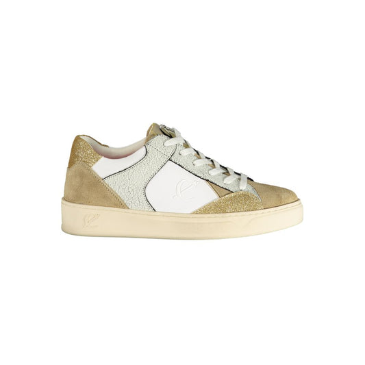 Sneakers by Cafenoir for women in polyester polyurethane leather white & signature features a sumptuous design, perfectly showcasing the sumptuous low-top style of this Women's Low-Top Polyester Polyurethane Leather Sneakers.