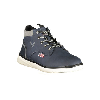 Avirex Blue Polyurethane Men Ankle Boot