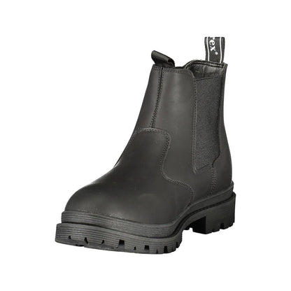 Avirex Nero Polyurethane Men's Ankle Boot