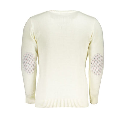 U.S. Grand Bianco Acrylic Men Sweater