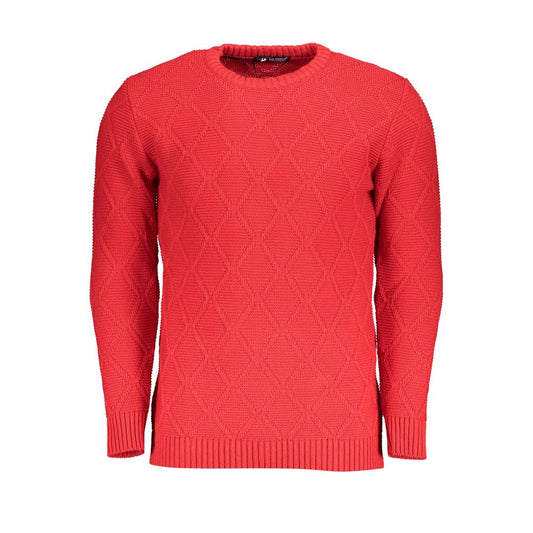 Sweatshirt by U.S. Grand Polo for men in acrylic red features an enviable silhouette, showcasing a premium and refined crew neckline for a truly enviable finish.