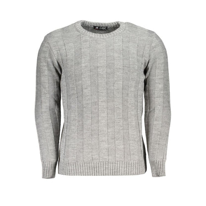 U.S. Grand Grigio Acrylic Men Sweater