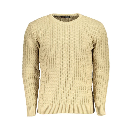 Sweatshirt by U.S. Grand Polo for men in acrylic beige features a unrivaled silhouette with a refined crew neckline and unrivaled detailing for a sophisticated look.
