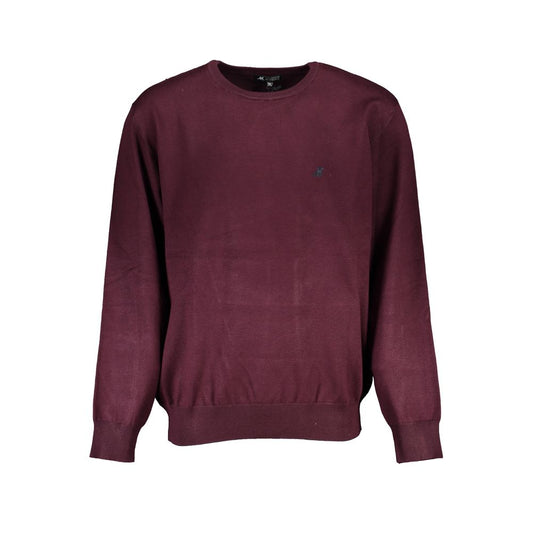 Sweatshirt by U.S. Grand Polo for men in nylon & viscose red presents a smart casual silhouette, featuring a smart casual crew neckline and for a sophisticated look.