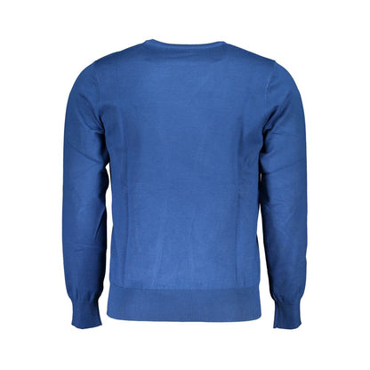 U.S. Grand Polo Blue Viscosa Men's Sweater