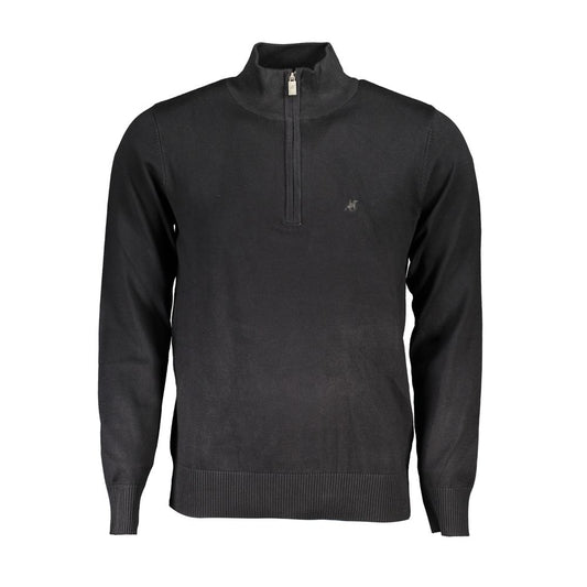 Sweatshirt by U.S. Grand Polo for men in nylon & viscose black features an magnificent silhouette, showcasing a sophisticated and detail for a truly magnificent finish.