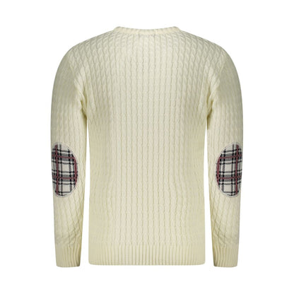 U.S. Grand Bianco Acrylic Men Sweater