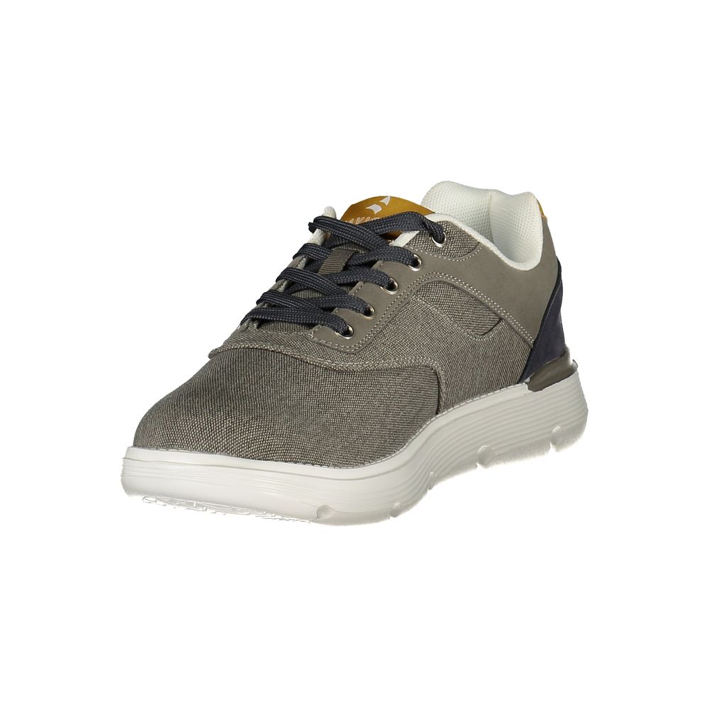 Athletic Sneakers by Navigare for men in polyester & polyurethane gray showcases a architectural silhouette, artfully capturing the essence of the The Blend Men's Athletic Polyester & Polyurethane Sneakers with its signature architectural athletic style construction.