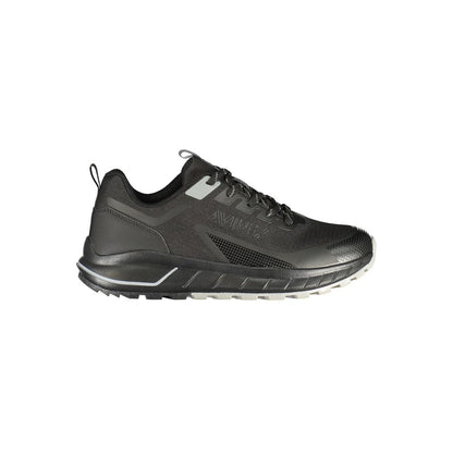 Avirex Black Polyurethane Men Sneaker