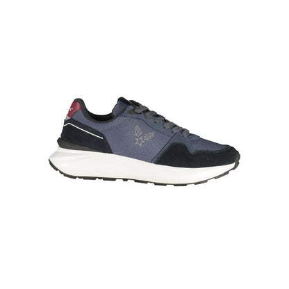 Avirex Blue Polyurethane Men Sneaker