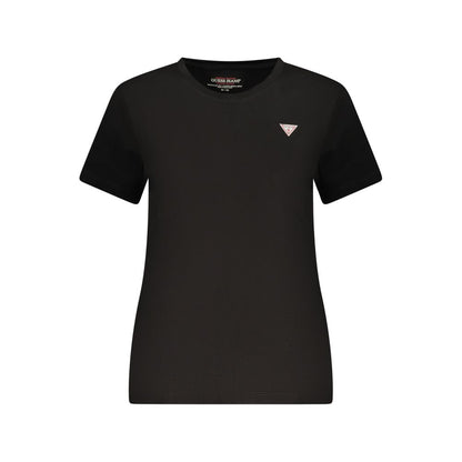 Guess Jeans Black Cotton Women's T-Shirt