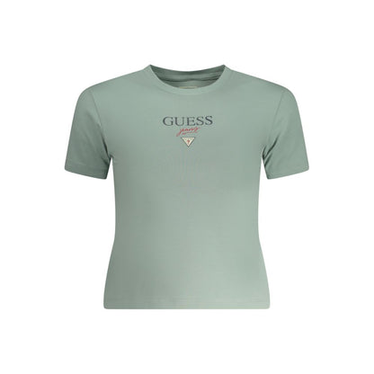 Guess Jeans Verde Cotton Women T-Shirt