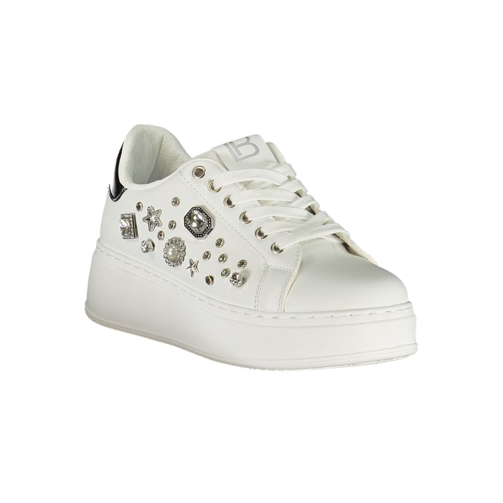 Laura Biagiotti Bianco Poliuretano Donna Sneaker
