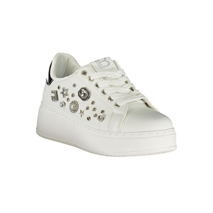 Laura Biagiotti Bianco Poliuretano Donna Sneaker