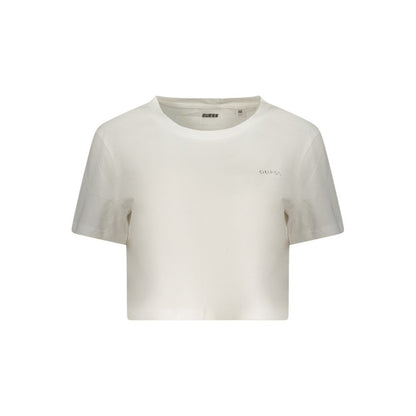 Guess Jeans White Cotton Women T-Shirt