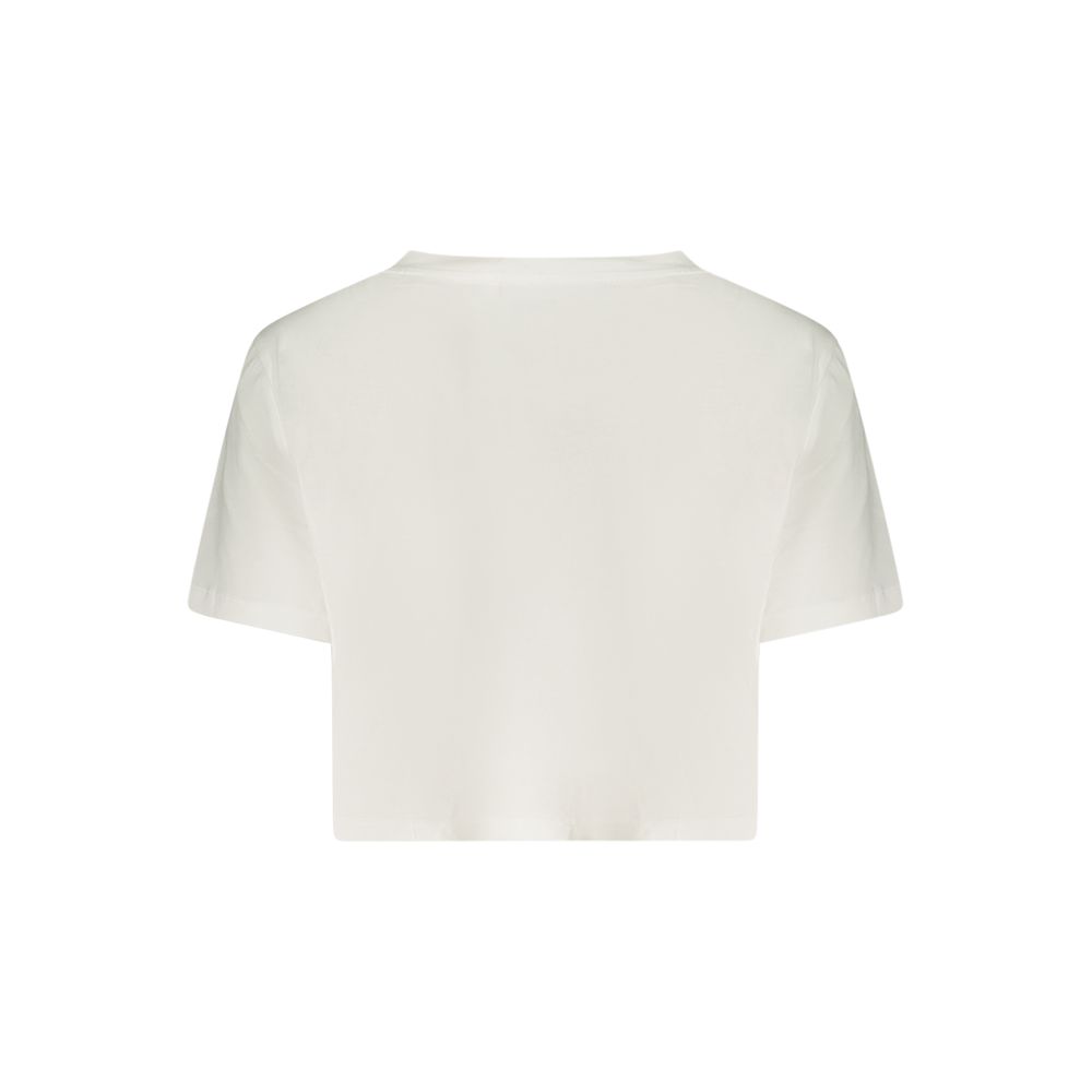 Guess Jeans White Cotton Women T-Shirt