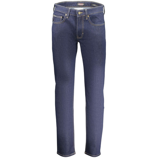 Guess Jeans Blu Cotton Men Jeans