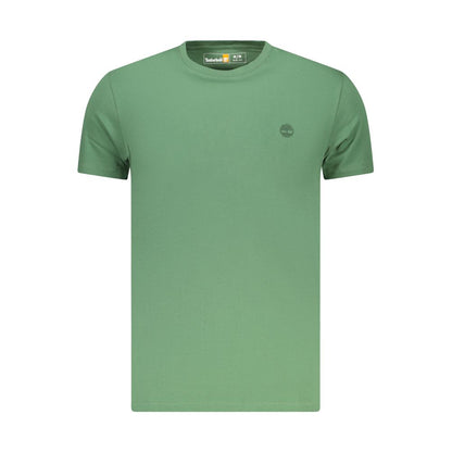 Timberland Verde Cotton Men T-Shirt