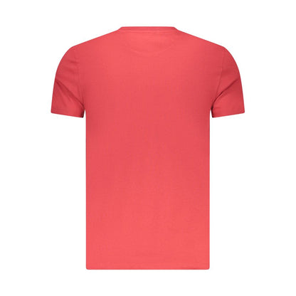 Timberland Red Cotton Men's T-Shirt