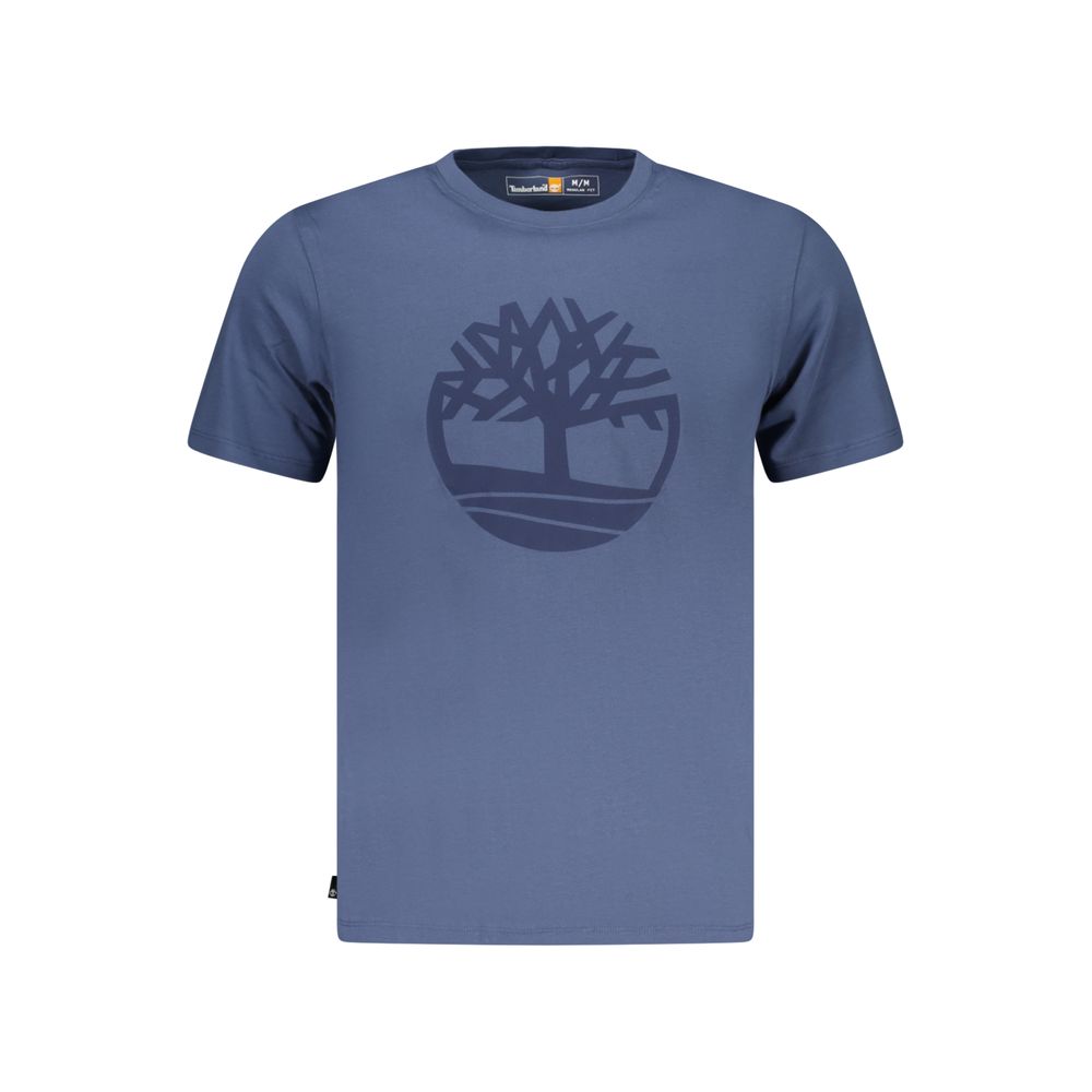 Timberland Blue Cotton Men's T-Shirt