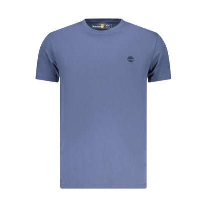 Timberland Blu Cotton Men T-Shirt