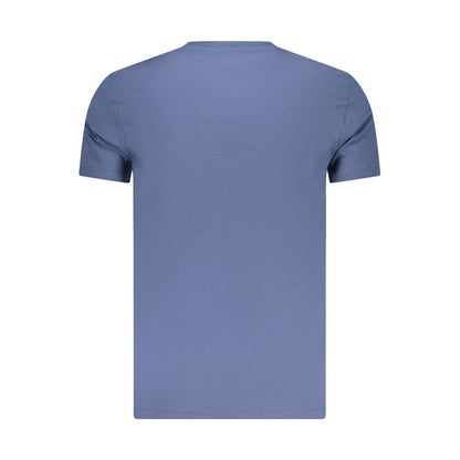 Timberland Blu Cotton Men T-Shirt