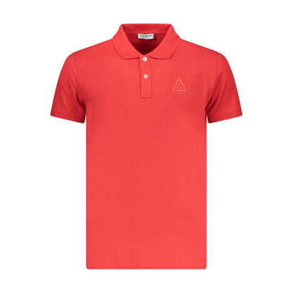 Polo Shirt by Iceberg for men in stretch cotton red & print features a eye catching silhouette, showcasing a refined and for a eye catching finish.