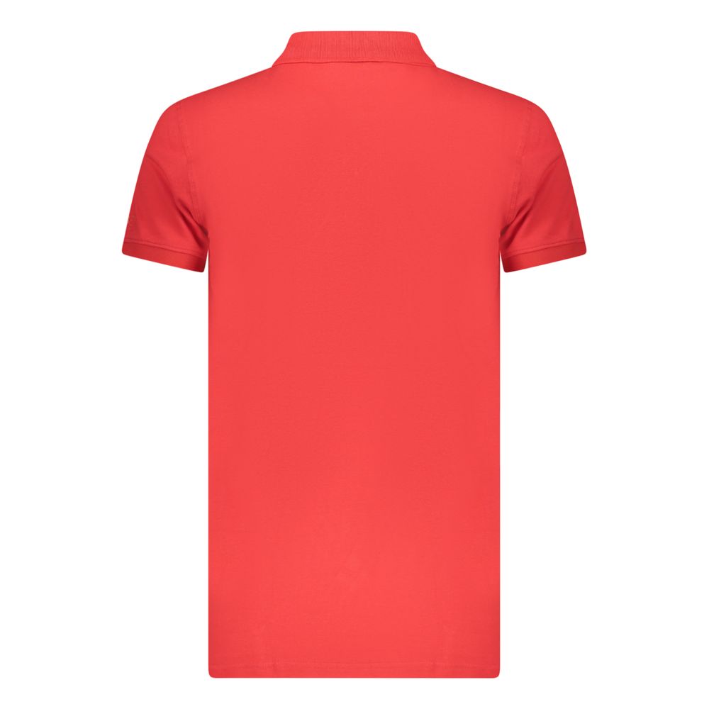 Polo Shirt by Iceberg for men in stretch cotton red & print showcases a enviable silhouette, featuring a refined and for a enviable finish.