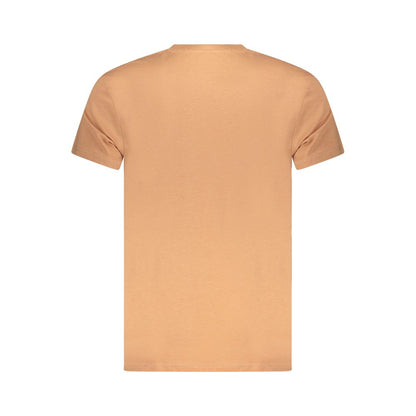 T-Shirt by Iceberg for men in cotton brown & print features an on trend silhouette, perfectly showcasing a on trend and for an elevated aesthetic.