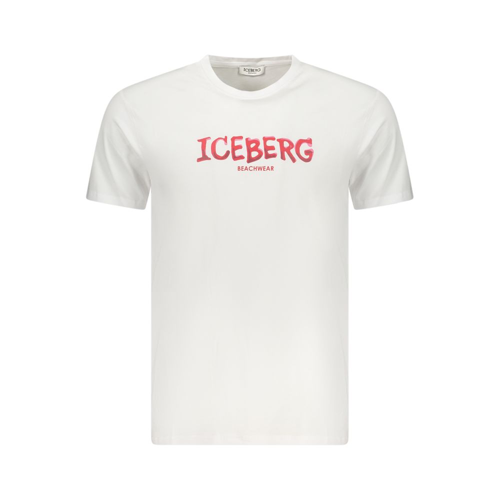 Iceberg White Cotton T-Shirt