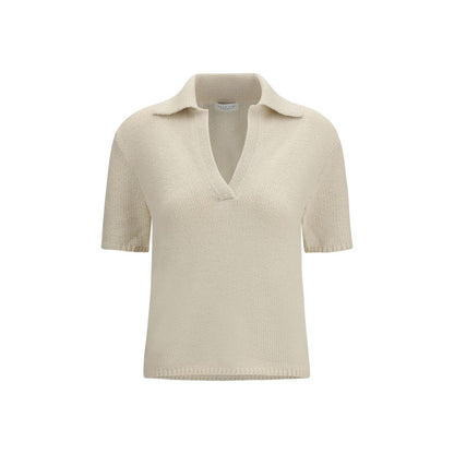 Gabriela Hearst Beige Cashmere Polo Shirt