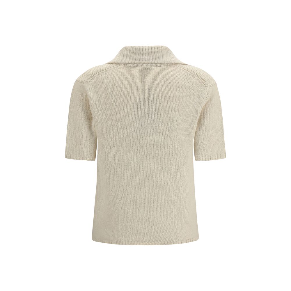 Gabriela Hearst Beige Cashmere Polo Shirt