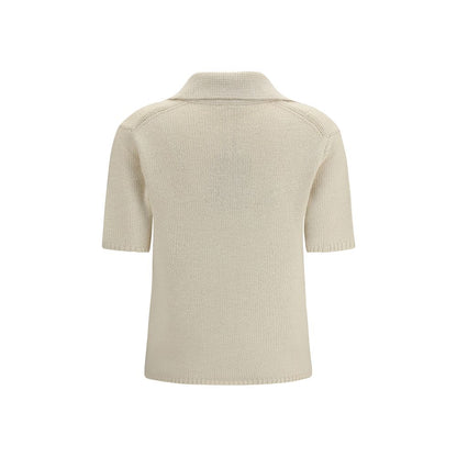 Gabriela Hearst Beige Cashmere Polo Shirt