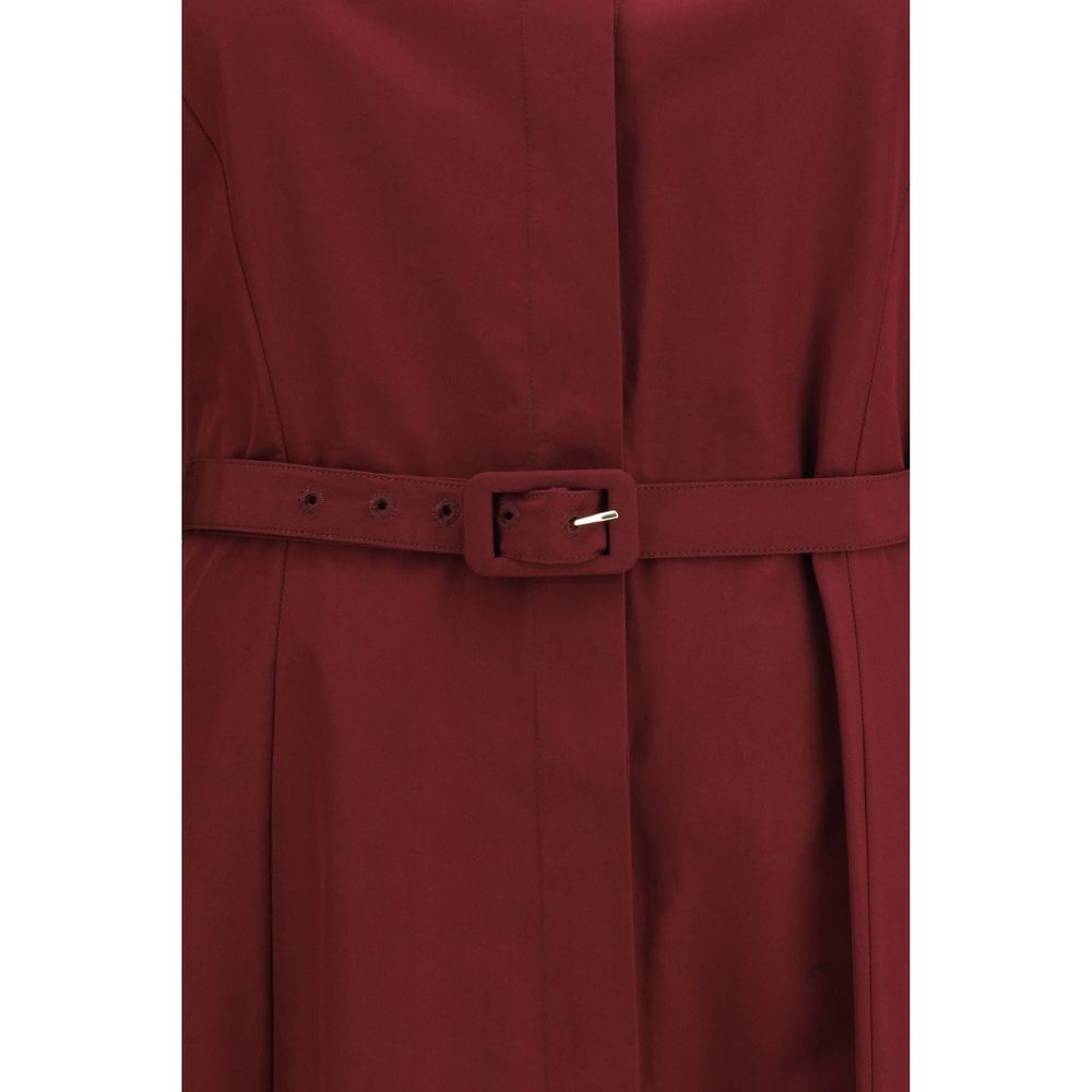 Gabriela Hearst Bordeaux Cotton Casual Dress