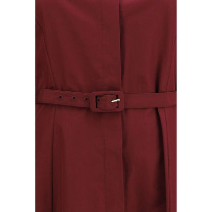 Gabriela Hearst Bordeaux Cotton Casual Dress