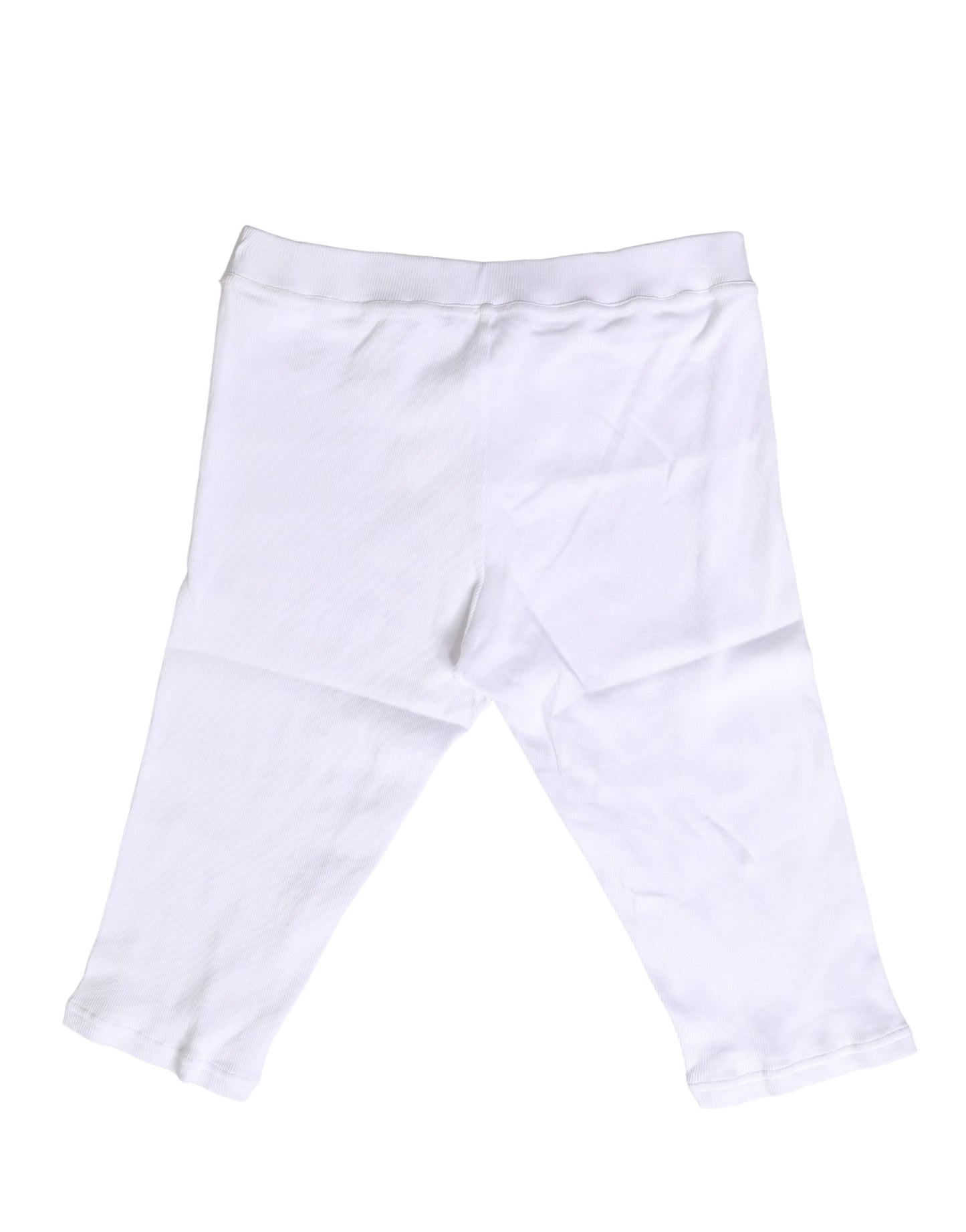Dolce & Gabbana White Cotton Short Johns Men Pants Underwear