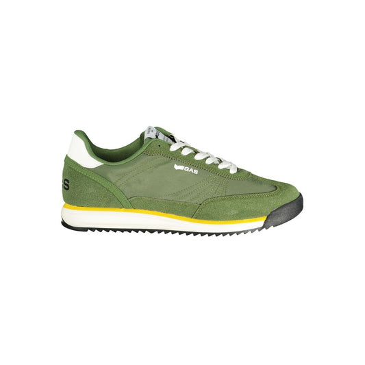Gas Verde Polyurethane Men Sneaker
