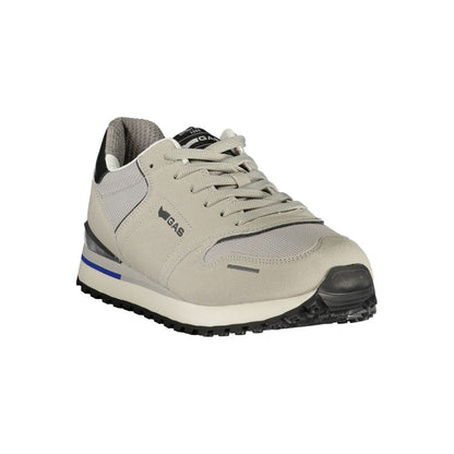 Gas Gray Polyester Athletic Sneakers