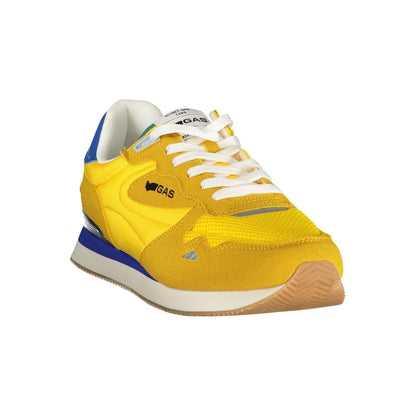 Gas Yellow Polyurethane Men Sneaker