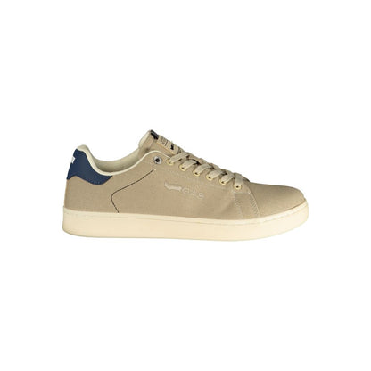 Gas Beige Polyester Men Sneaker