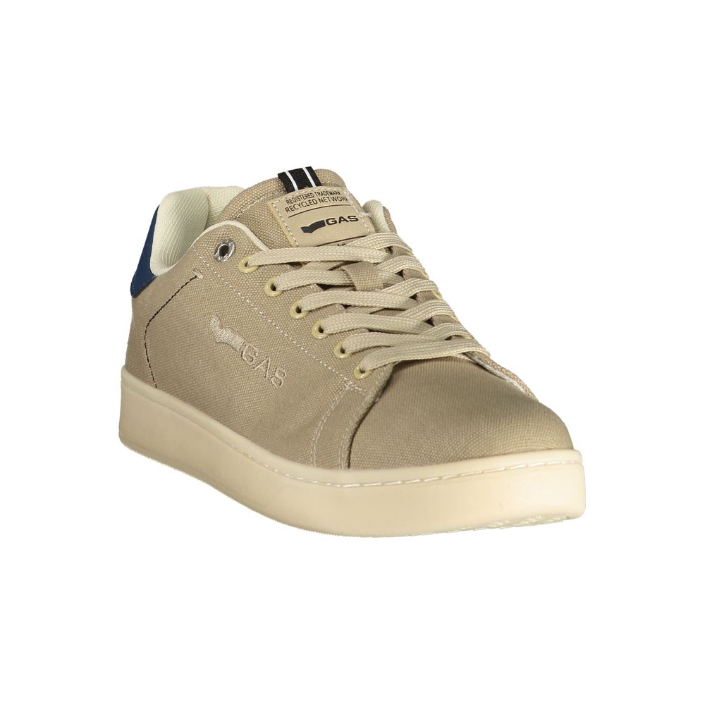 Gas Beige Polyester Men Sneaker