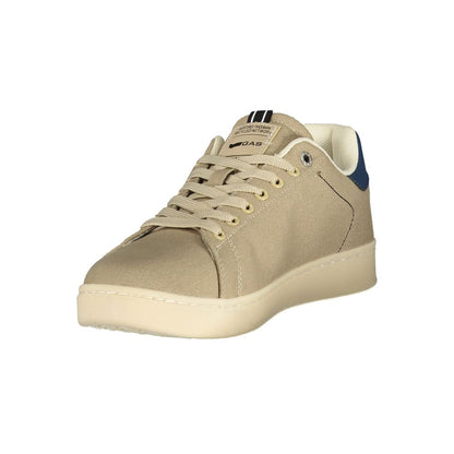 Gas Beige Polyester Men Sneaker