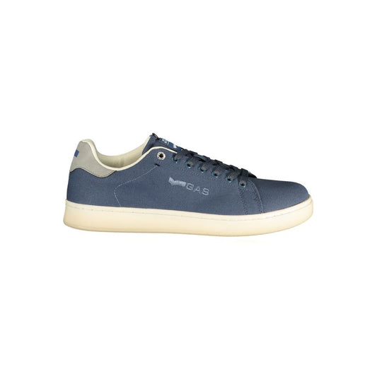 Gas Blue Polyester Athletic Sneakers