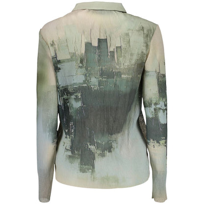 Desigual Green Polyester Pattern Shirt