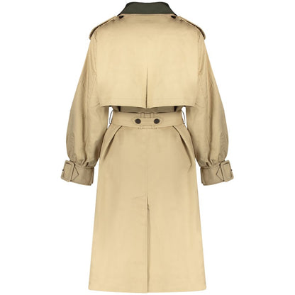 Desigual Beige Cotton Trench Coat