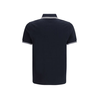 Fred Perry Blue Cotton Polo Shirt